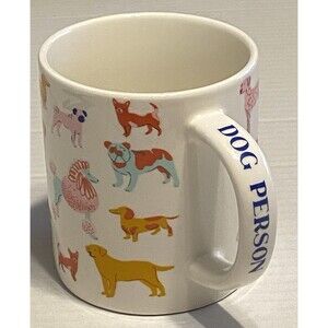 Parker Lane Colorful Dog Person Stoneware Coffee Tea Mug Cup Dogs Puppies 16 Oz
